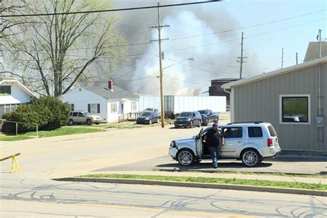 Evacuation order lifted in area near Indiana plastics fire