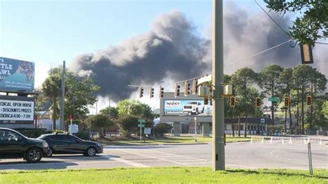 Evacuation orders issued after plant fire reignites in Brunswick, Georgia