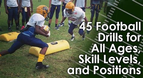 Evaluation Drills Drill Types Best Football Drills