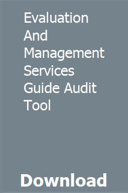 Evaluation and management services guide audit tool. - Mercruiser 350 mag mpi inboard manual.