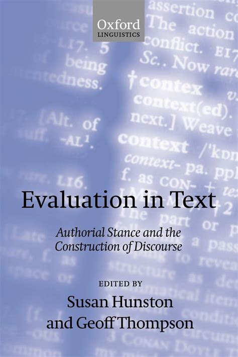 Evaluation in text authorial stance and the construction of discourse. - Texas jurisprudence nursing exam study guide.