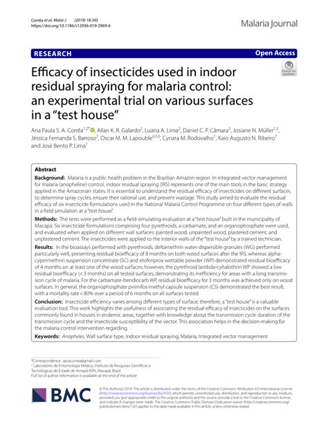 Evaluation of Residual Efficacy against Viruses on Surfaces Test ...