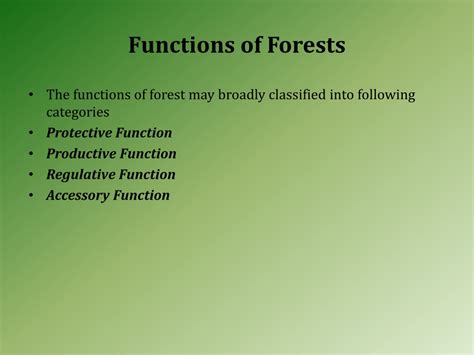 Evaluation of importance given to the functions of forests and . 
