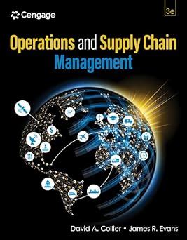 Evans Collier Operations Management Answers