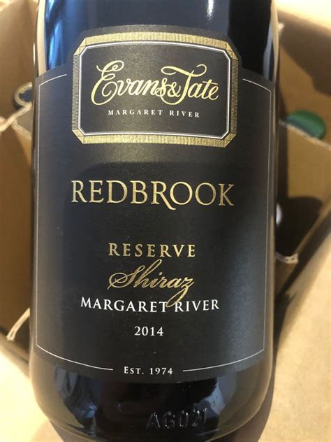 Evans and Tate Redbrook Reserve Shiraz 2014 - Qantas