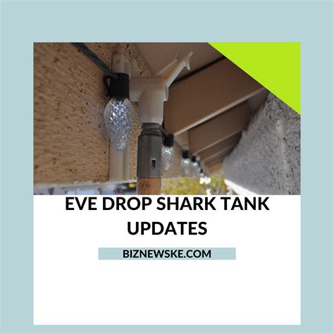 “Eve Drop” got featured on Shark Tank America in December 2014. N