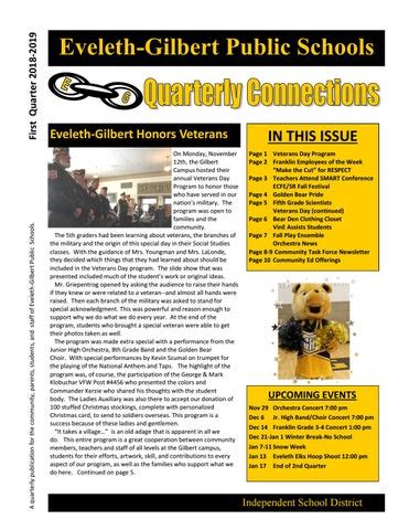 Eveleth-Gilbert Schools Newsletter by Denise Berry - Issuu