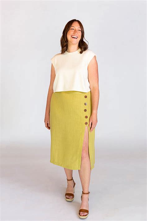 Evelyn Skirt Sewing Pattern Chalk and Notch Patterns MaaiDesign