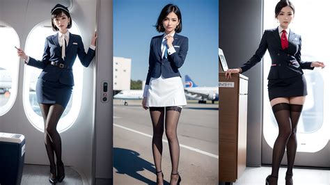 Evelyn Vip Sexy Stewardess Lookbook 2023