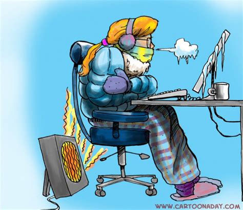 Even in a heatwave, are most offices too chilly?