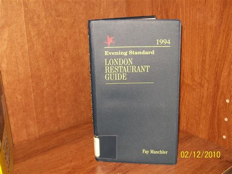 Evening standard london restaurant guide 1994. - Manuale di barista athena sin 017.