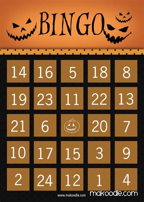 Event Halloween Bingo Challenge: Find the Pumpkin - Cookie …