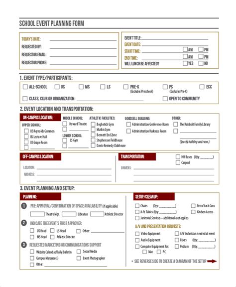 Event Management Form