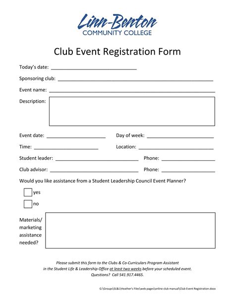 Event Registration Form