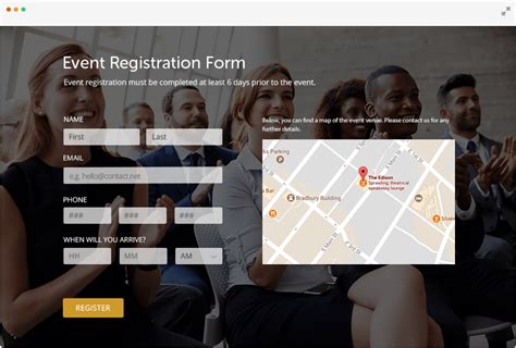 Event Registration Form Online & Free 123FormBuilder