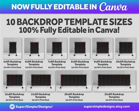 Event backdrop design canva.  #Howtocanva #Canvatutorial Get the word out ...