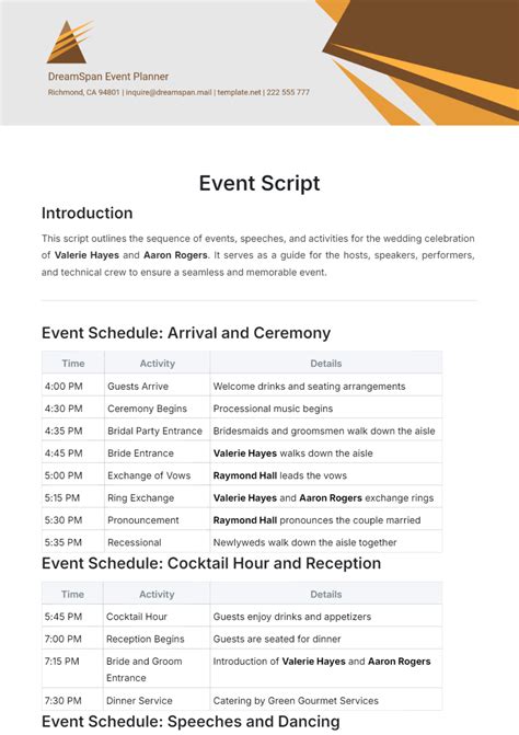 Event mc script template.  Script your speech in under 10 minutes with the The Ultimate Gui...