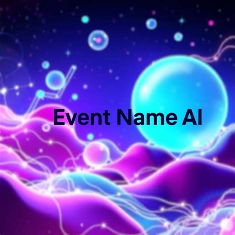 Event name meaning.  Try our generator for unique ideas tailored to your gathering...