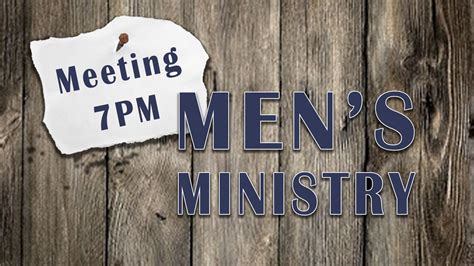 Events - Men Ministry