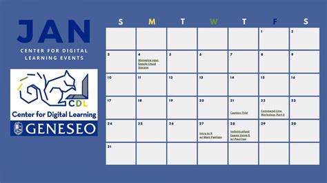 Events Calendar - SUNY Geneseo