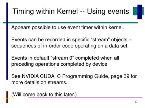 Events Kernel