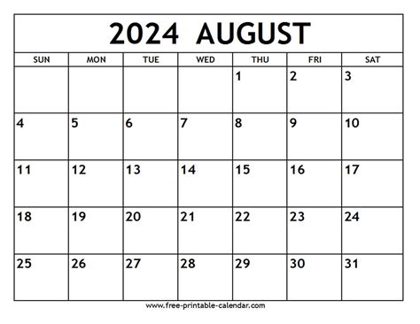Events in august 2024