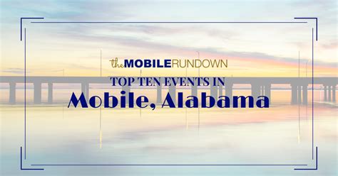Events in mobile al. There are many events held across Mobile, Alabama. Events range from backyard outings, outdoor activity events, singles events, professional networking, meaningful discussions, and more. They are all varied and interesting covering your lifestyle and preference. If you find it hard to make connections or socialize in these events, here … 