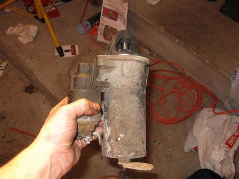 Ever have a "too much current" problem with a starter motor?