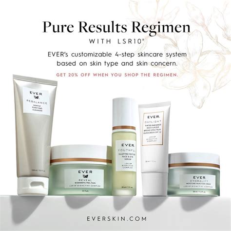 Ever skincare. EVER was born to create potent, clean, luxurious skincare effective enough to keep women vibrant and confident in their 30s and beyond, when hormonal changes radically accelerate skin changes. We believe everyday should be your best skin day and our products are designed to bring out your most radiant, conﬁdent skin. 