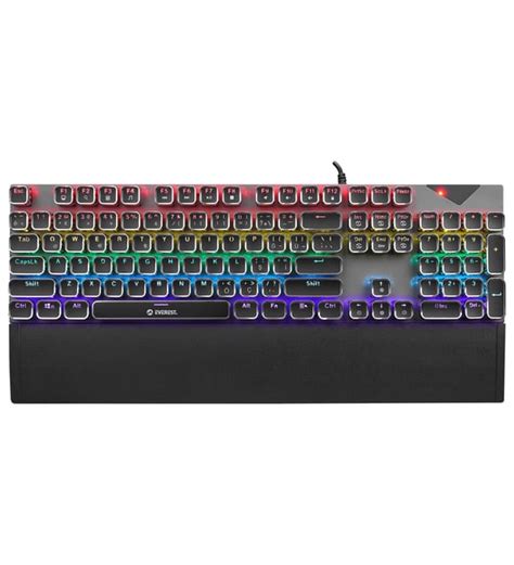 Everest Kb-mk9 Rgb Blue Switch Mekanik Siyah Oyuncu Klavyesi.