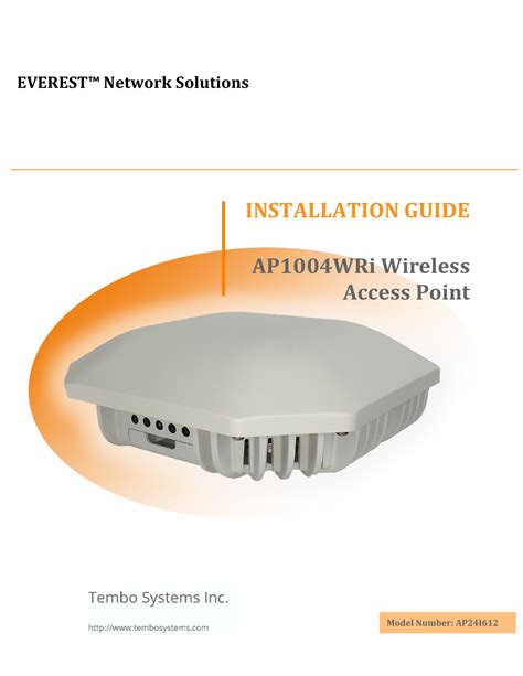 Everest Networks, Inc. AP24I612