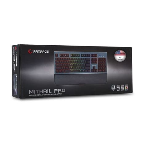 Everest Rampage MITHRIL PRO KB-RX8 Siyah USB Gaming. 