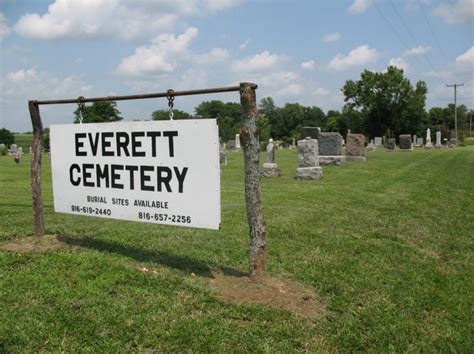 Everett cemetery find a grave.  The earliest known grave dates to 1916.  Contribute...