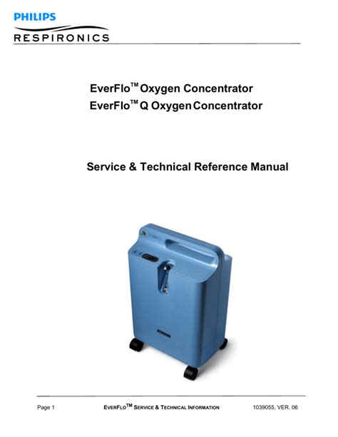 Everflo oxygen concentrator service manual 1039055. - Briggs stratton small engine repair manual download.
