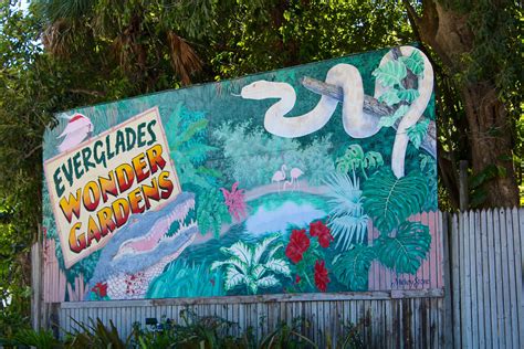 Everglades wonder park. 27180 Old 41 Rd, Bonita Springs, FL. Directions: I-75 exit 116. West on Bonita Beach Rd about two miles, then north on Old US 41 about one mile. West side. Hours: Daily 9-3 (Call to verify) Local health policies may affect hours and access. Phone: 239-992-2591. 