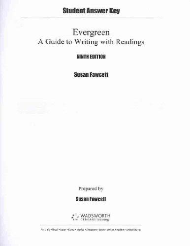 Evergreen 9th Edition Answer Key