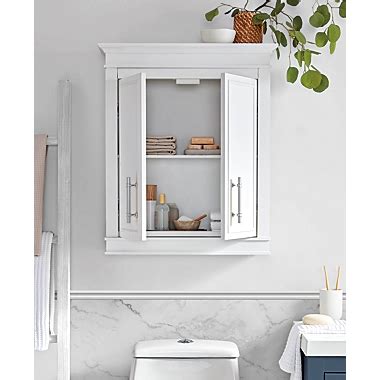 Everhome cora bath wall cabinet. This modern 16. in W LED lighted wall hung bathroom cabinet is a perfect combination of elegance and value. The soft-closing shelves and LED sensor switch add another touch of class. ... WALL-MOUNTED AND EASY MAINTENANCE: This vanity cabinet is wall-mounted, maximizing floor space in your bathroom while adding a touch of modern elegance. The ... 