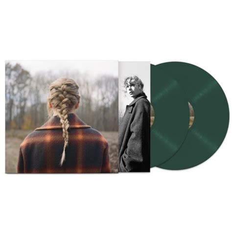 Taylor Swift's "evermore" vinyl is an absolute delight for the ears. First, the translucent green vinyl is not only visually pleasing but also adds an extra layer of uniqueness to this record. It's a very bright green though- definitely not the muted evermore style shade you'd expect, but it looks just like the picture. . 