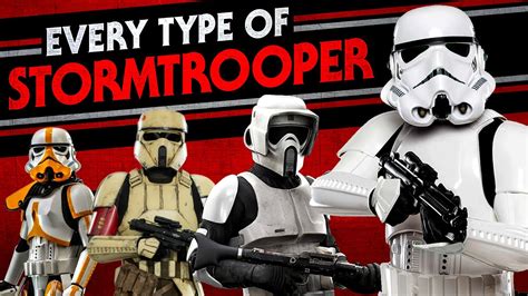 Every Stormtrooper Type in Star Wars Canon - YouTube