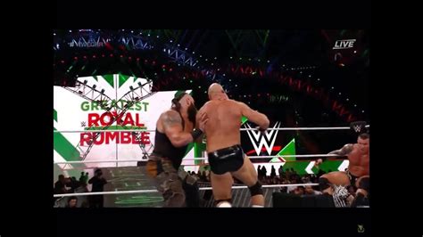 Every elimination of the greatest Royal Rumble