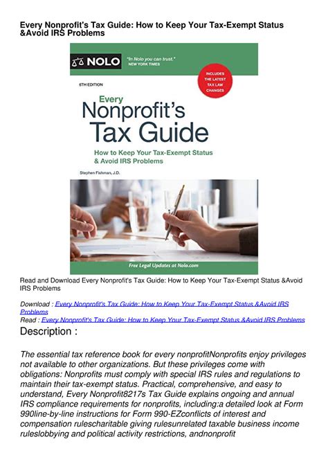 Every nonprofits tax guide tax exempt. - Fleetwood orbit travel trailers owner manual.