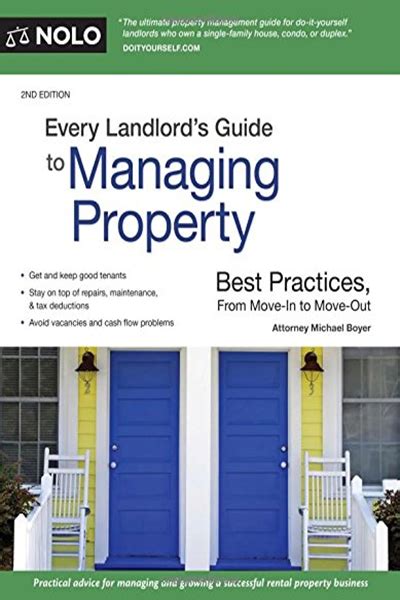 Download Every Landlords Guide To Managing Property Best Practices From Movein To Moveout By Michael Boyer