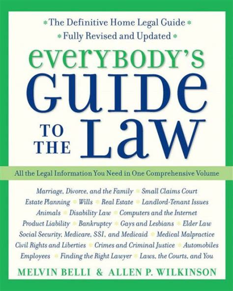 Everybodys guide to the law fully revised updated 2nd edition all the legal information you need in one. - Vie des mots étudiée dans leurs significations.