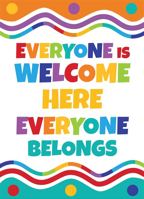 Everyone Is Welcome Here Printable