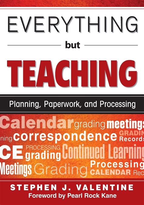 Everything But Teaching Planning Paperwork And Processing
