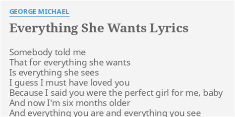 Everything she wants lyrics. Things To Know About Everything she wants lyrics. 
