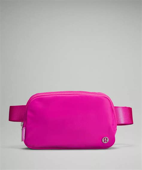  Shop greatfindsdaily's closet or find the perfect look from millions of stylists. Fast shipping and buyer protection. NWT Lululemon Everywhere Belt Bag (1L) - SONIC PINK RARE Colour! 100% authentic ~ Boutique Item ~ Usually sold out online—Very hard to find it. Features: Lululemon made this stunning hands free everywhere belt bag to put away your phone, keys, and wallet. Keep your small ... . 