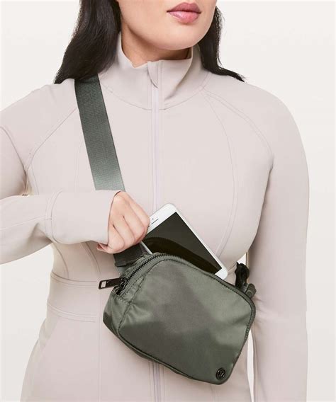 lululemon.com. More. The OG Everywhere Belt Bag is available in a whopping 14 colors and patterns for just $38 (or Trench/White Opal and Black/Black for $48) with a 1-liter capacity, water .... 