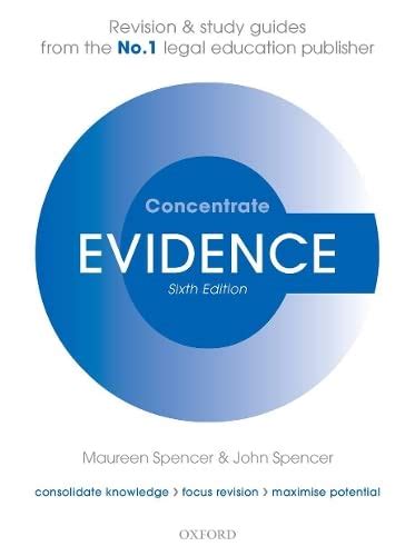 Evidence concentrate law revision and study guide. - Manuale di servizio e riparazione mercedes c220.