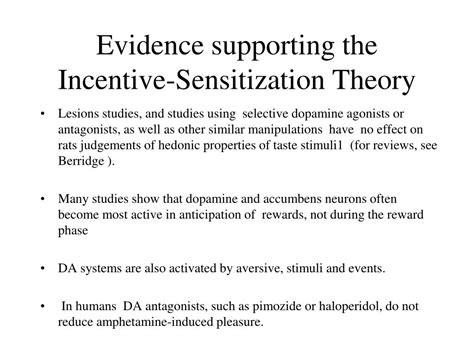 Evidence for incentive salience sensitization as a pathway to